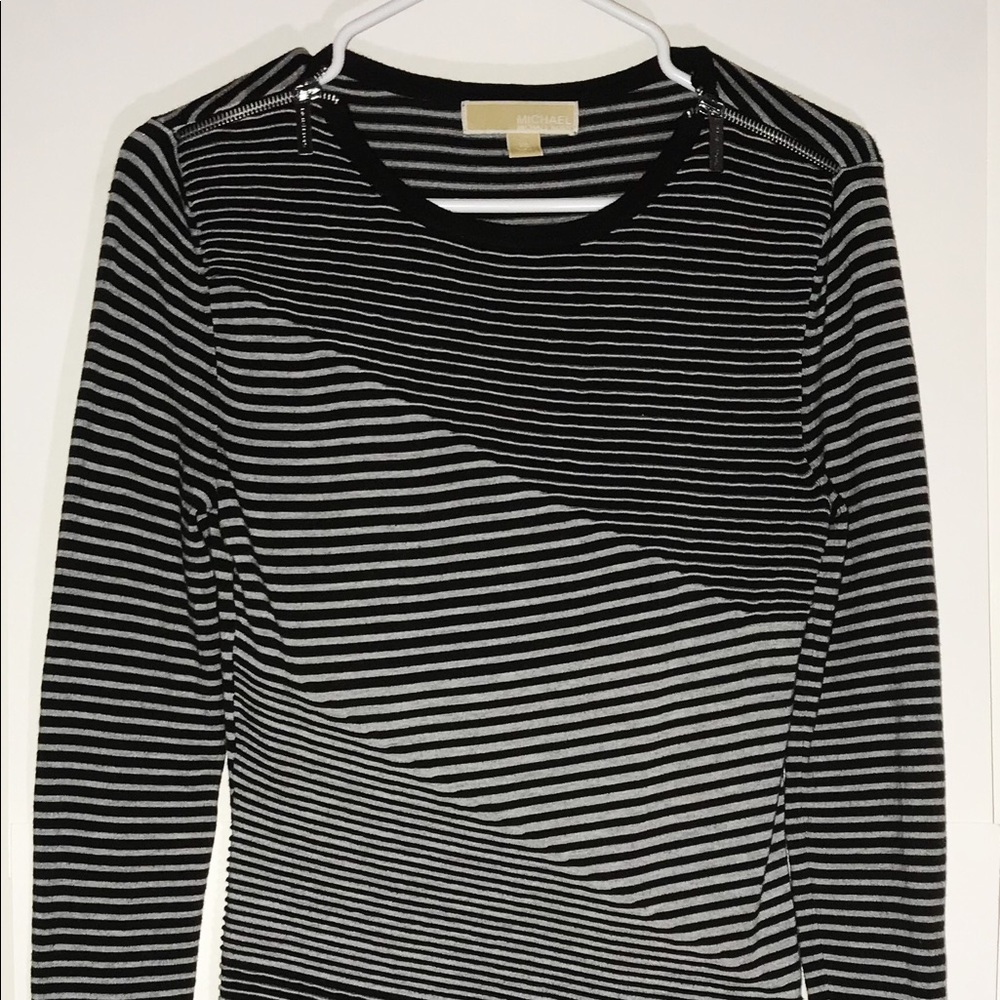 Michael Kors Striped Sweater Dress